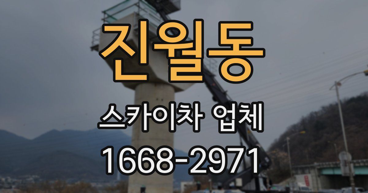 진월동 스카이차 업체