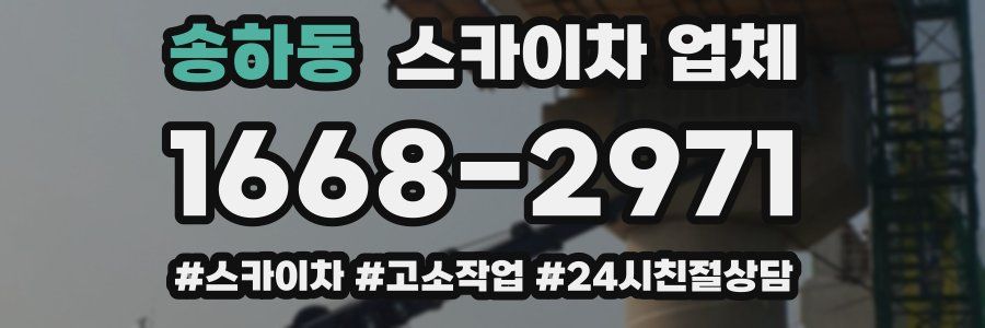 송하동 스카이차 업체
