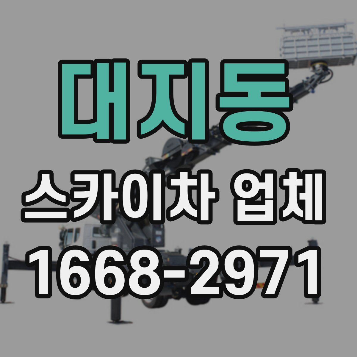 대지동 스카이차 업체