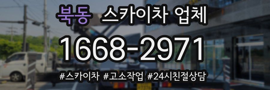 북동 스카이차 업체
