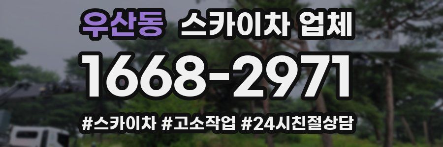 우산동 스카이차 업체