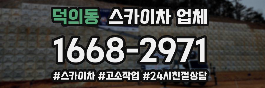 덕의동 스카이차 업체