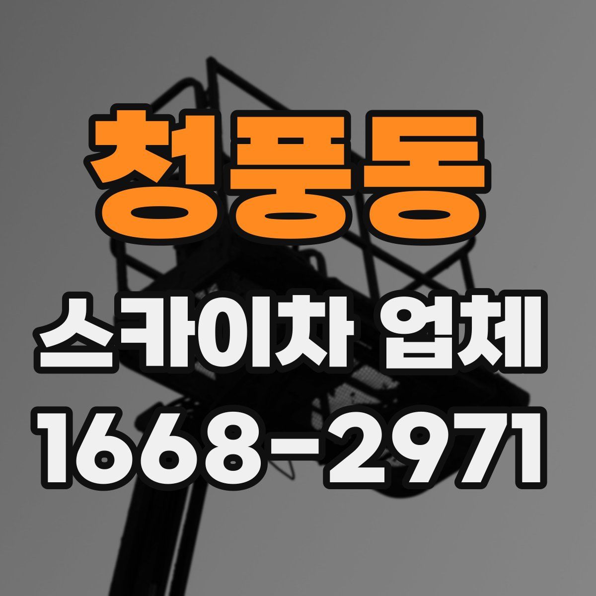 청풍동 스카이차 업체