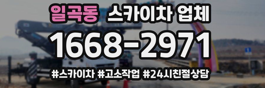일곡동 스카이차 업체