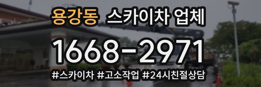 용강동 스카이차 업체