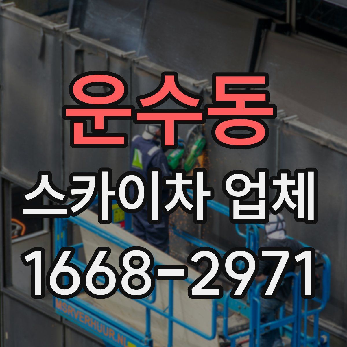 운수동 스카이차 업체
