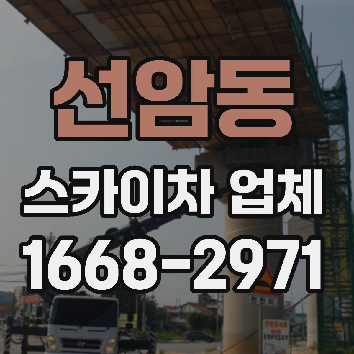 선암동 스카이차 업체