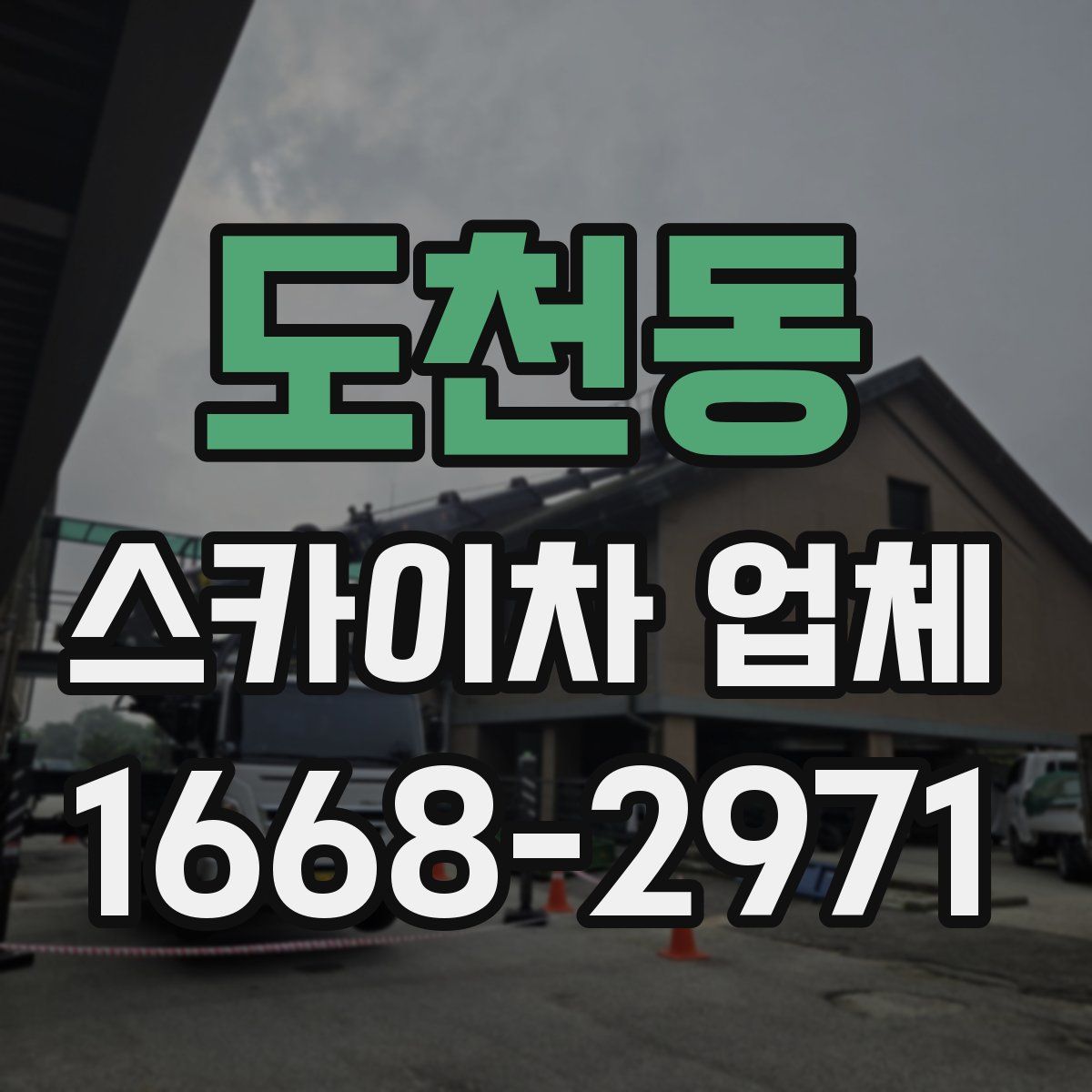 도천동 스카이차 업체