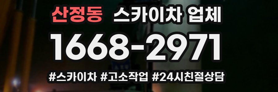 산정동 스카이차 업체