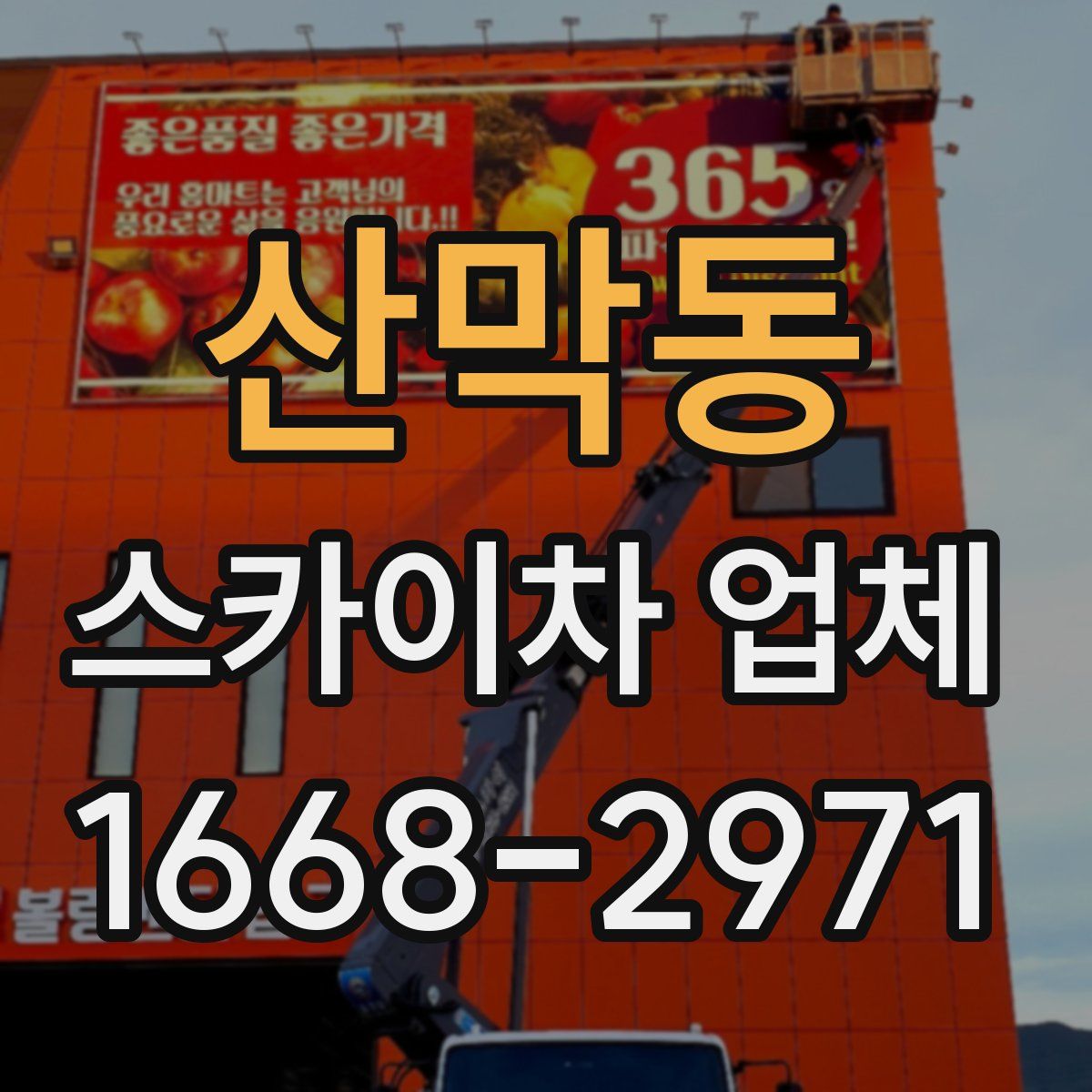 산막동 스카이차 업체