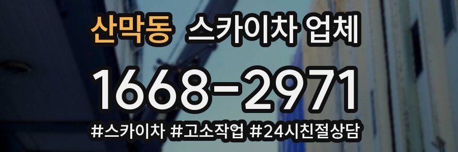 산막동 스카이차 업체