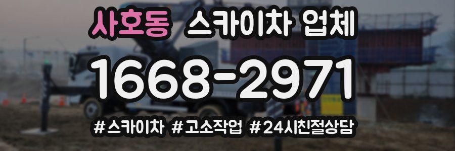 사호동 스카이차 업체