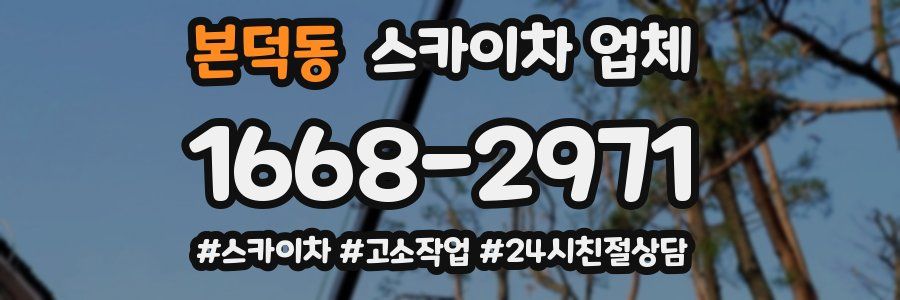 본덕동 스카이차 업체