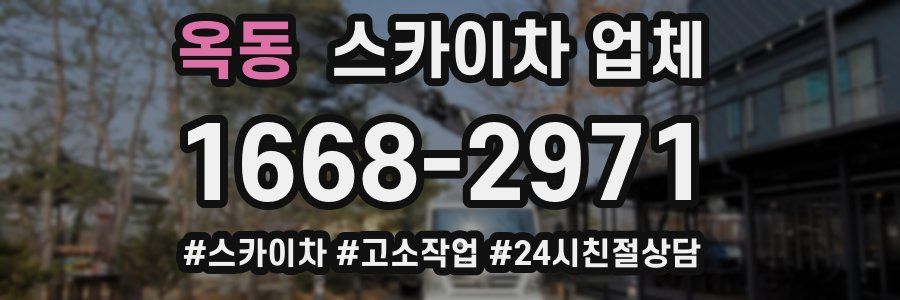옥동 스카이차 업체