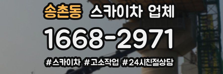 송촌동 스카이차 업체