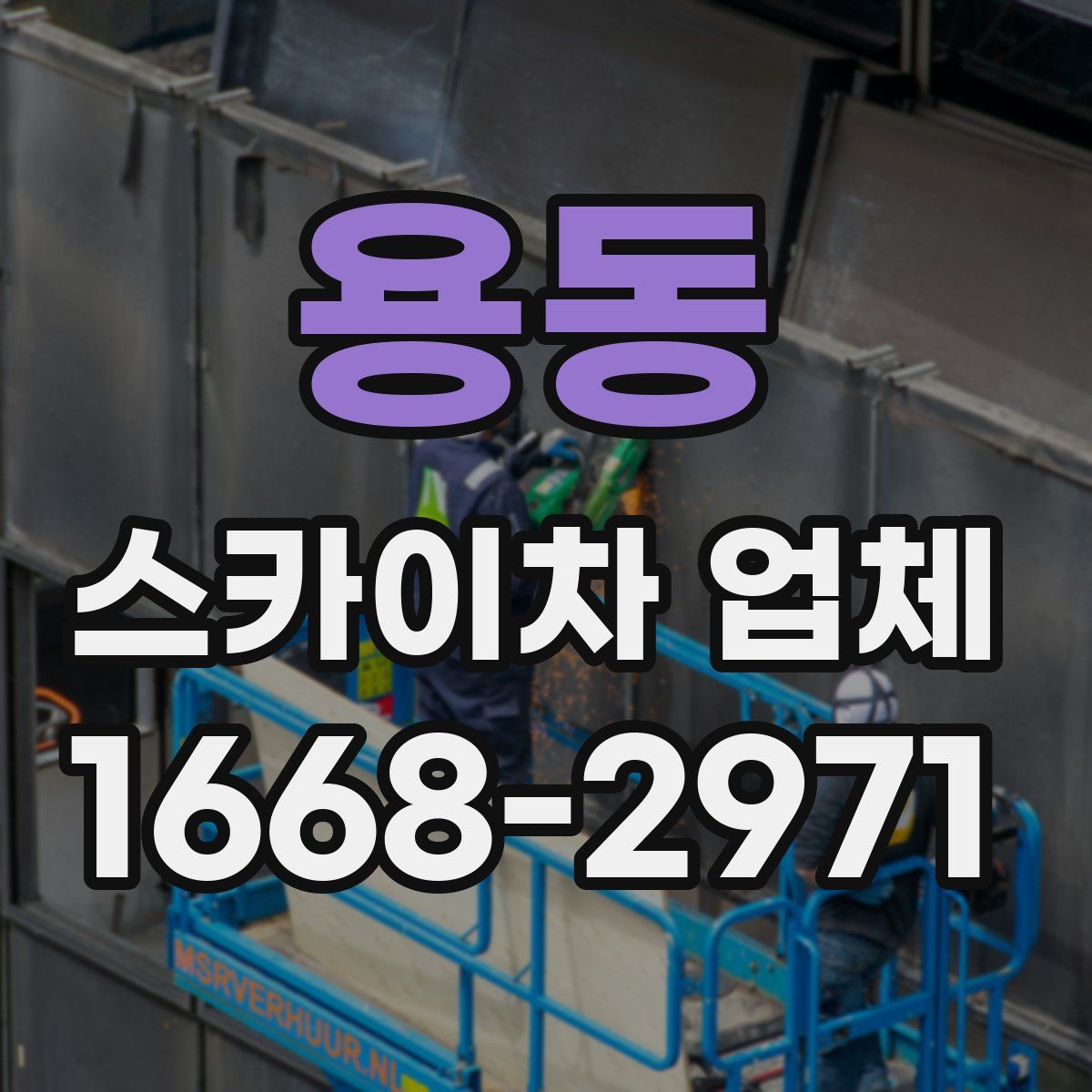 용동 스카이차 업체
