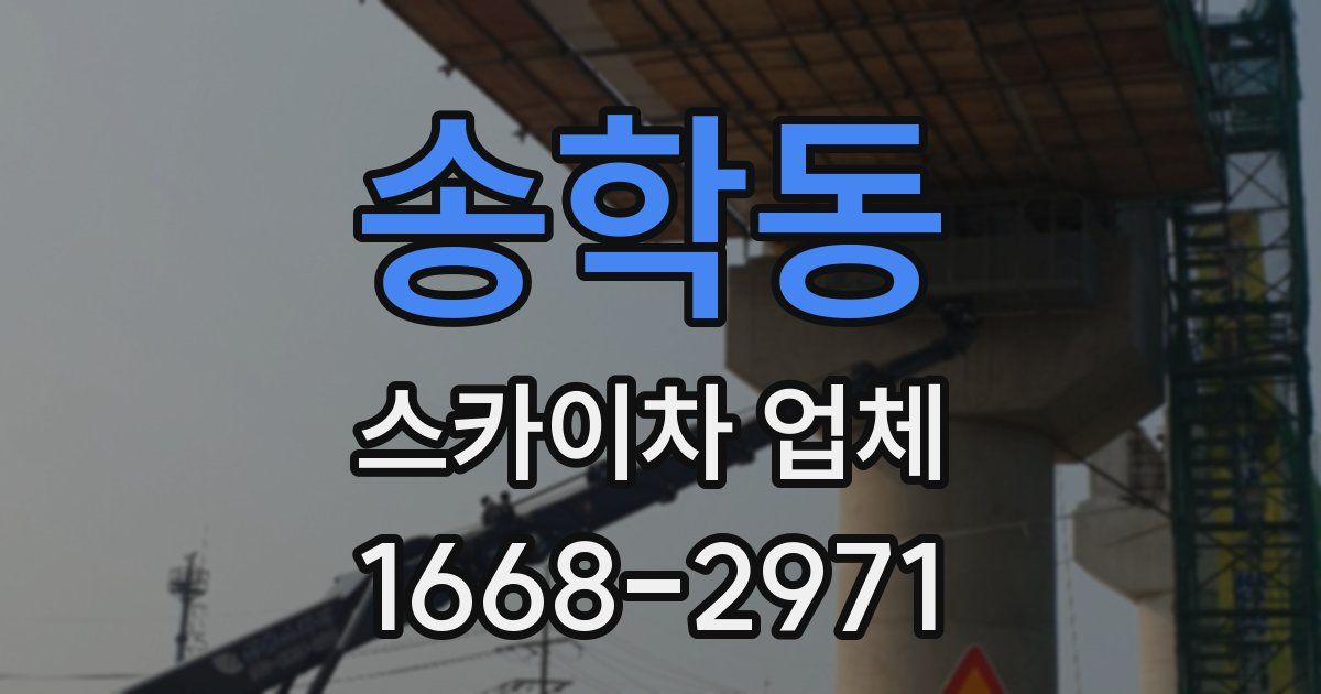 송학동 스카이차 업체