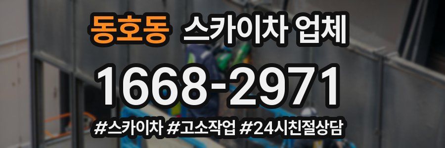 동호동 스카이차 업체