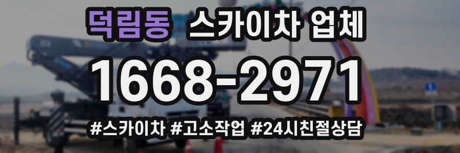 덕림동 스카이차 업체