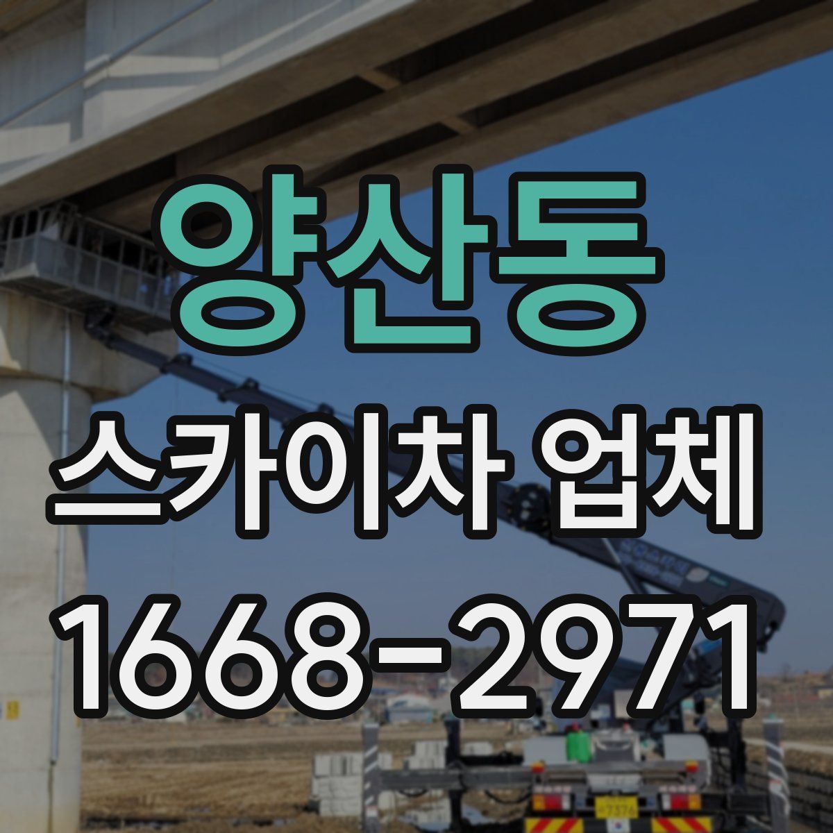 양산동 스카이차 업체