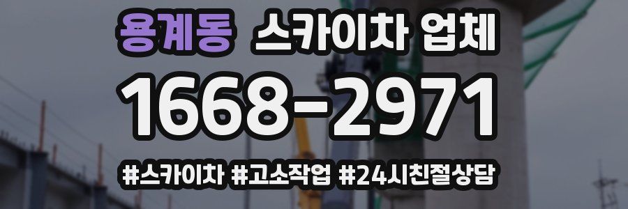 용계동 스카이차 업체