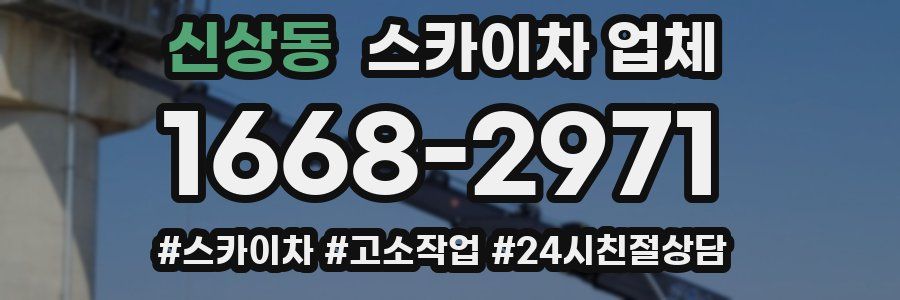 신상동 스카이차 업체