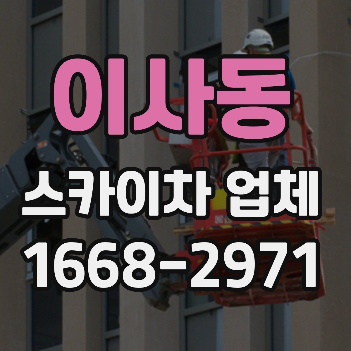 이사동 스카이차 업체