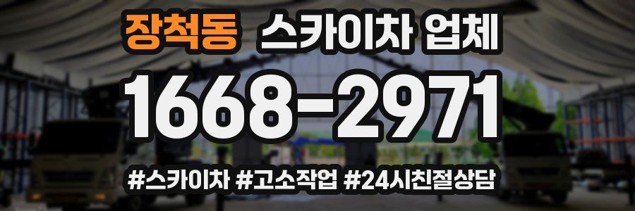 장척동 스카이차 업체