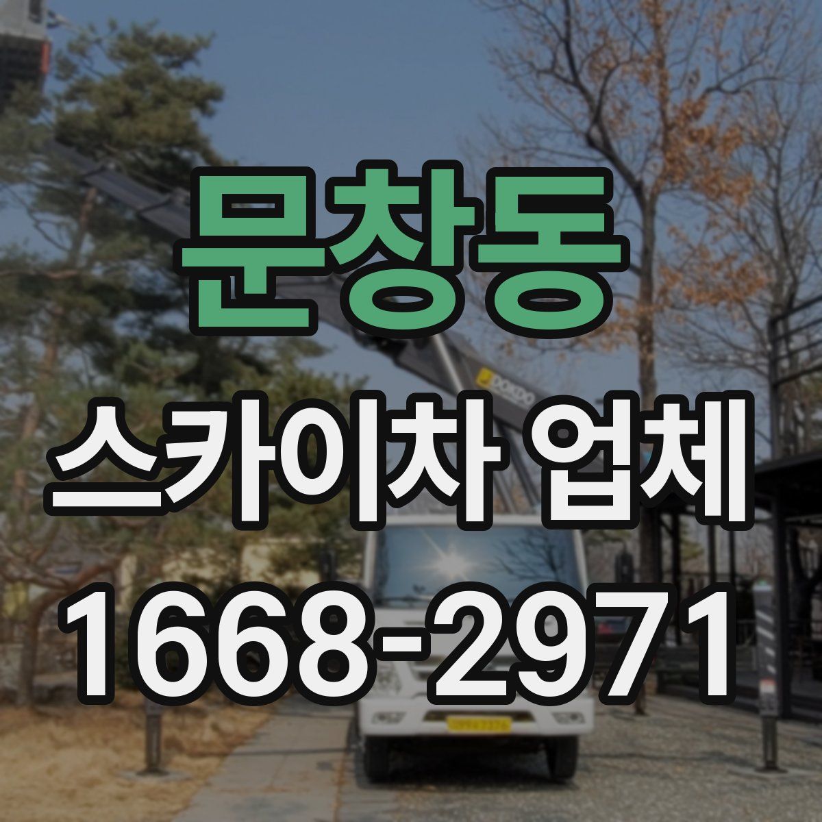 문창동 스카이차 업체