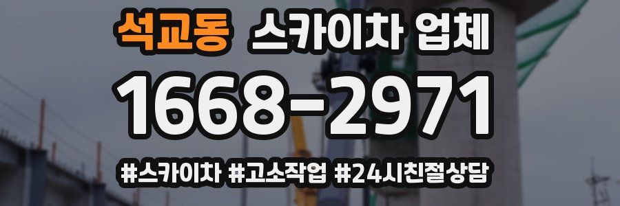 석교동 스카이차 업체