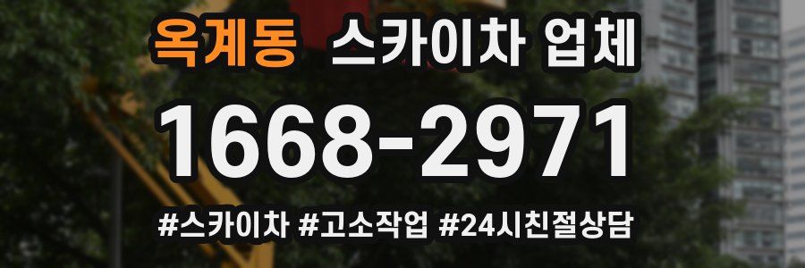 옥계동 스카이차 업체