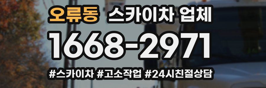 오류동 스카이차 업체