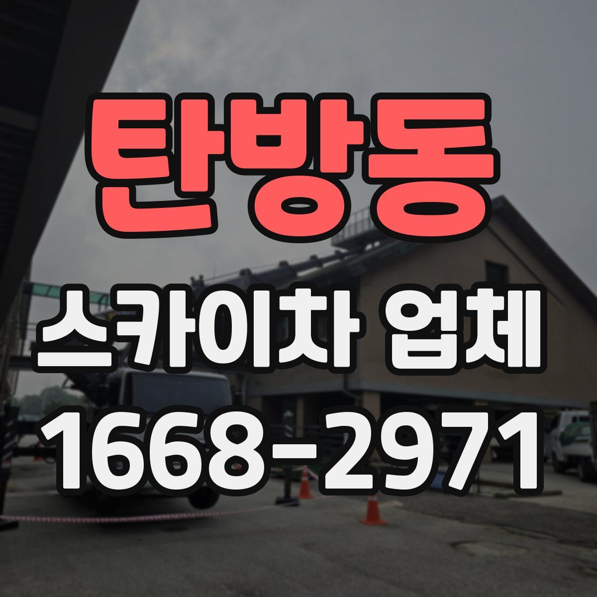 탄방동 스카이차 업체