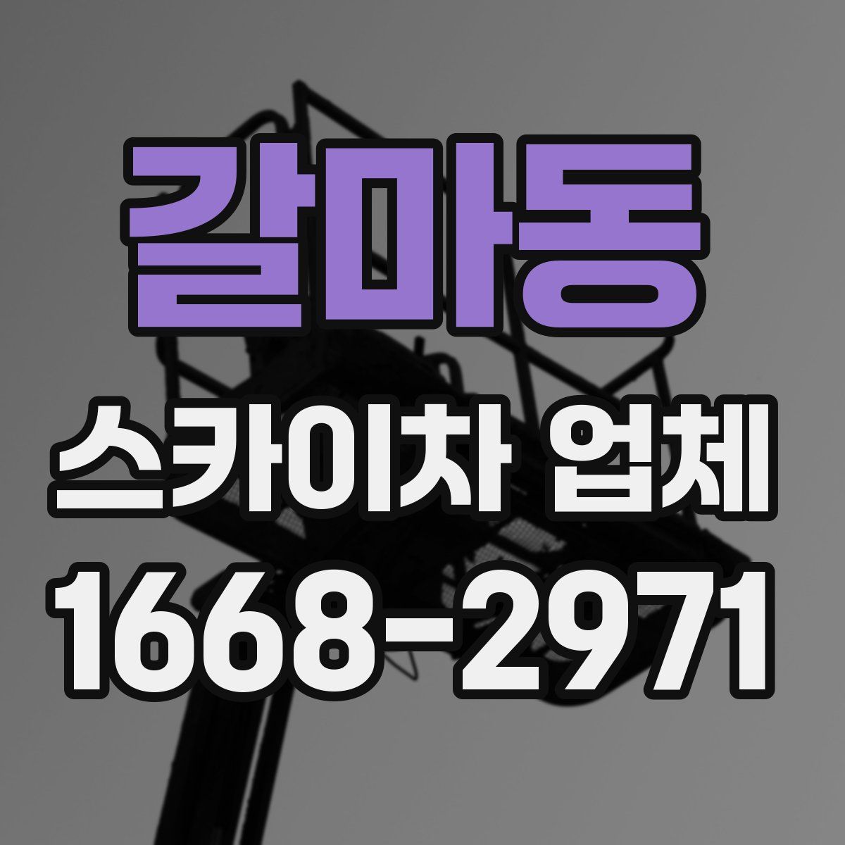 갈마동 스카이차 업체