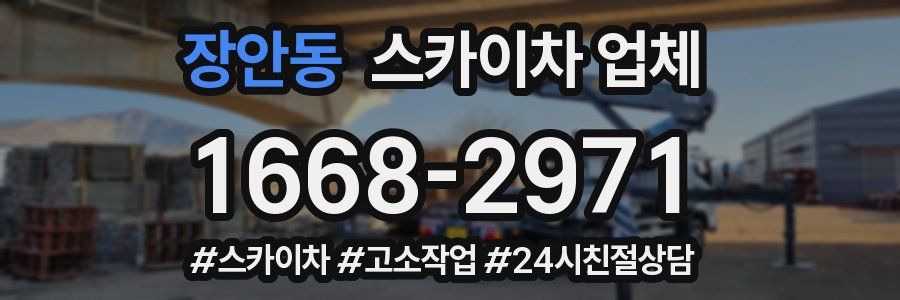 장안동 스카이차 업체