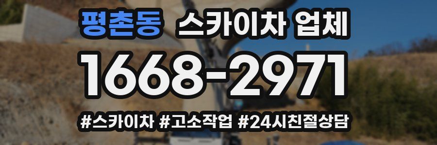 평촌동 스카이차 업체