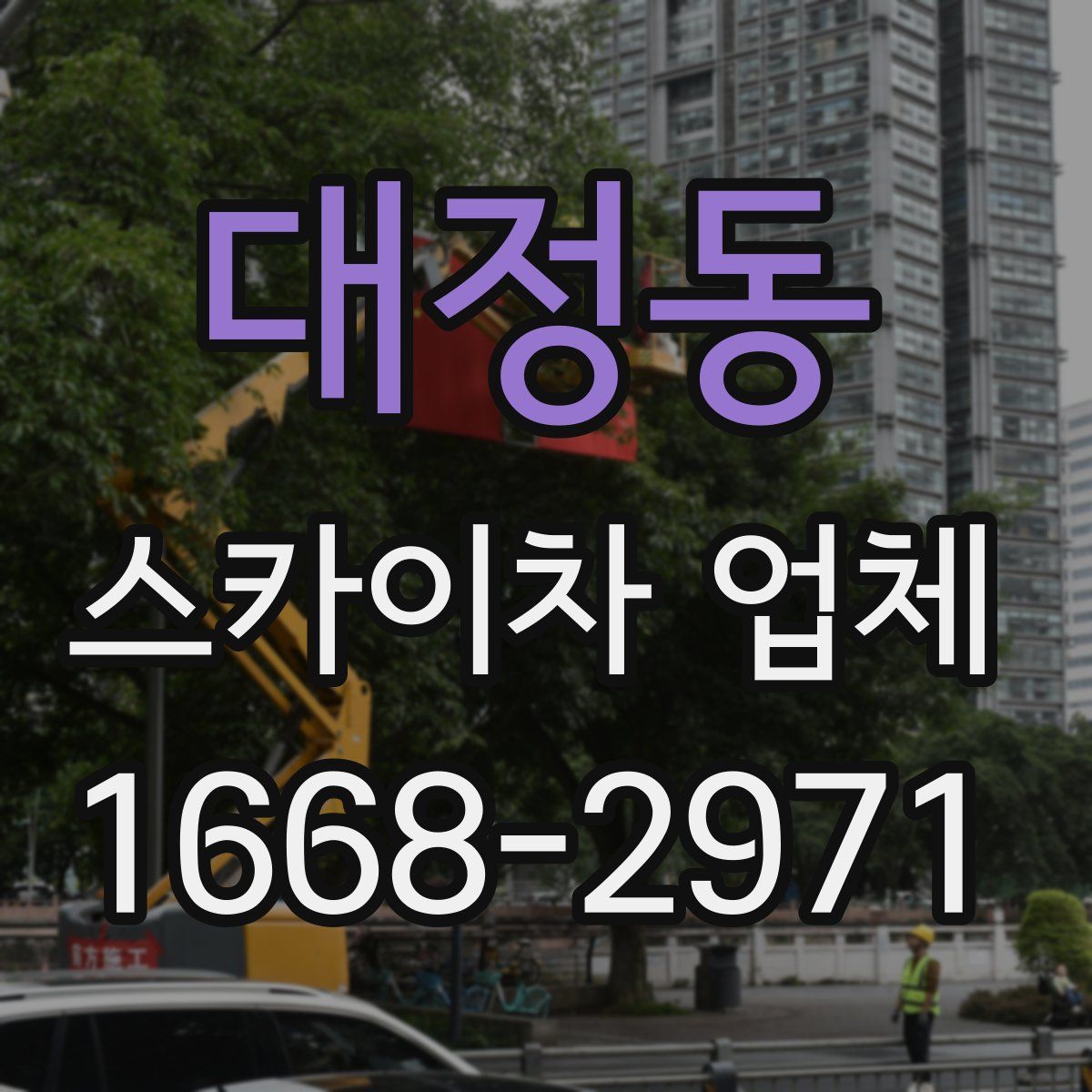 대정동 스카이차 업체