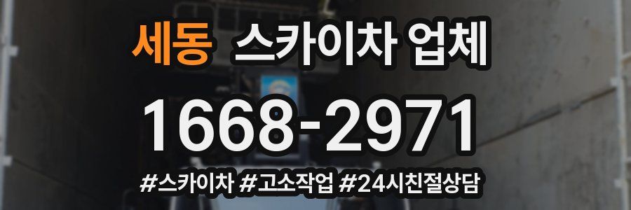 세동 스카이차 업체