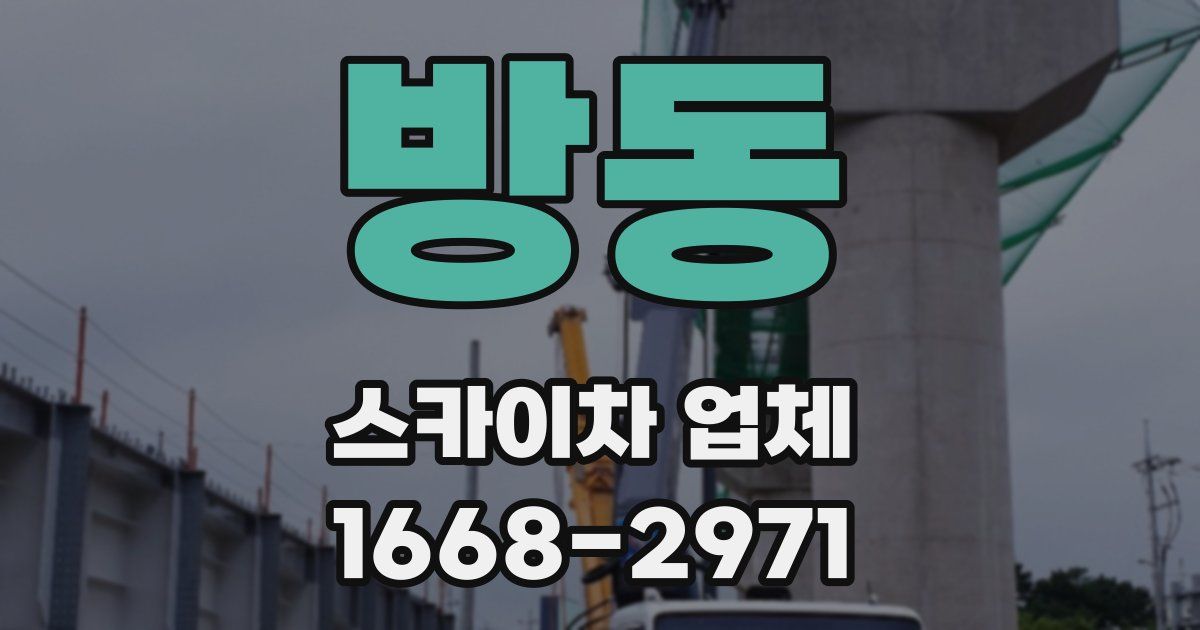 방동 스카이차 업체
