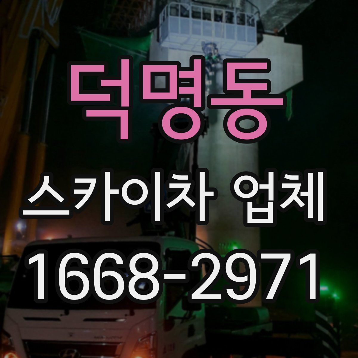 덕명동 스카이차 업체