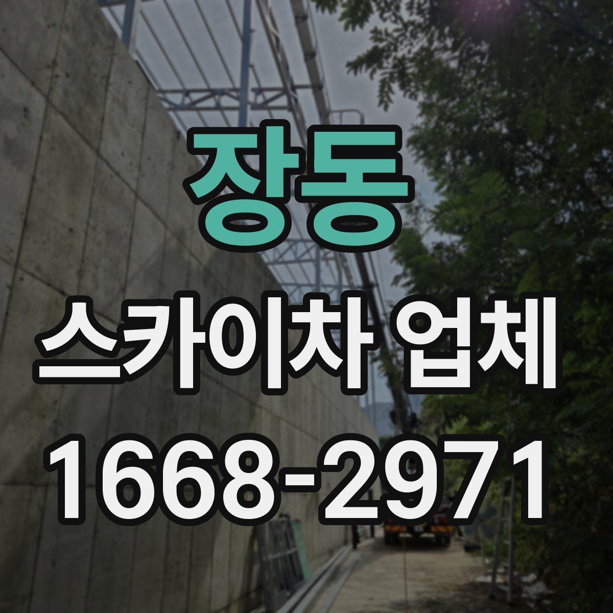 장동 스카이차 업체