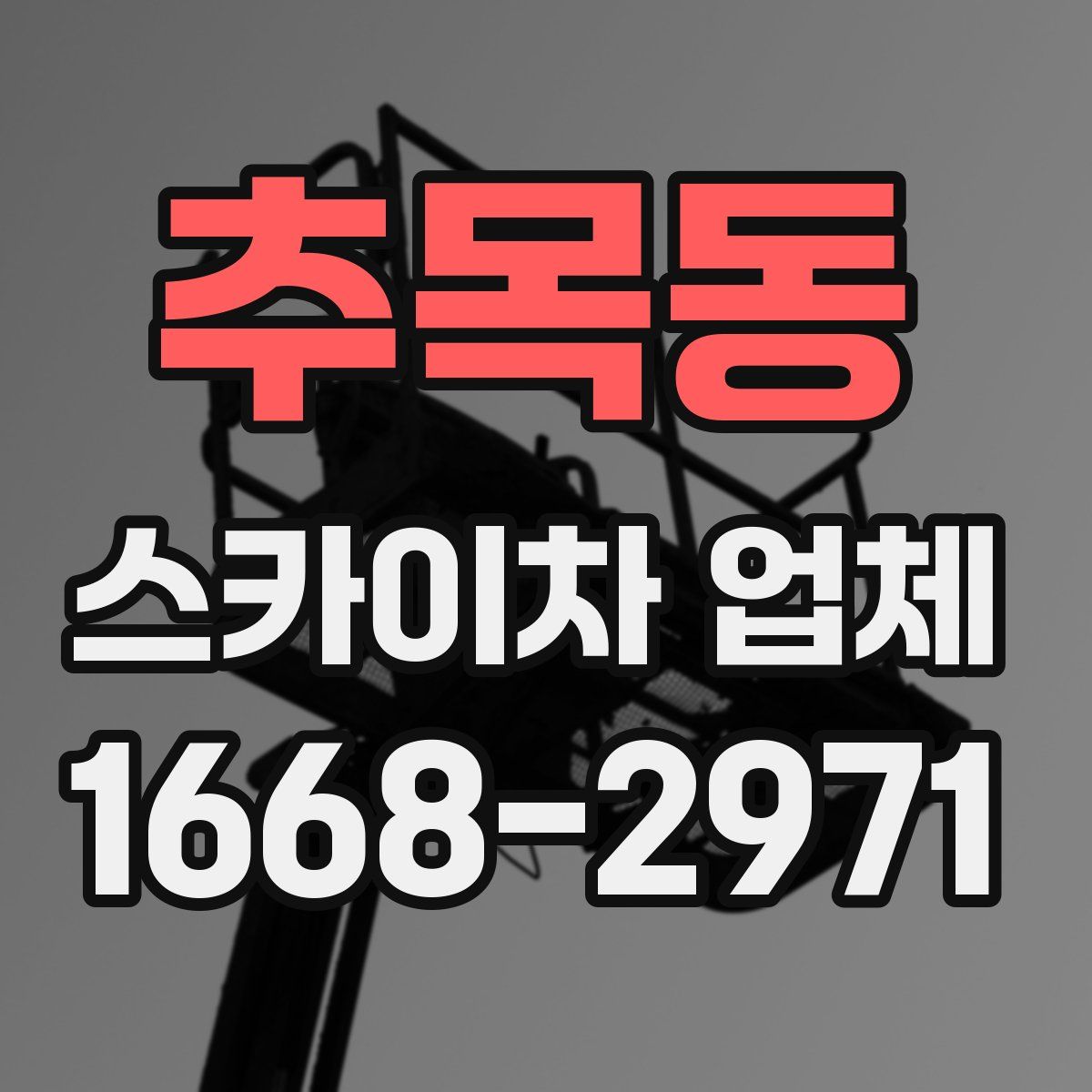 추목동 스카이차 업체