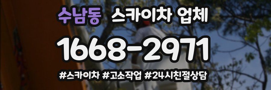 수남동 스카이차 업체