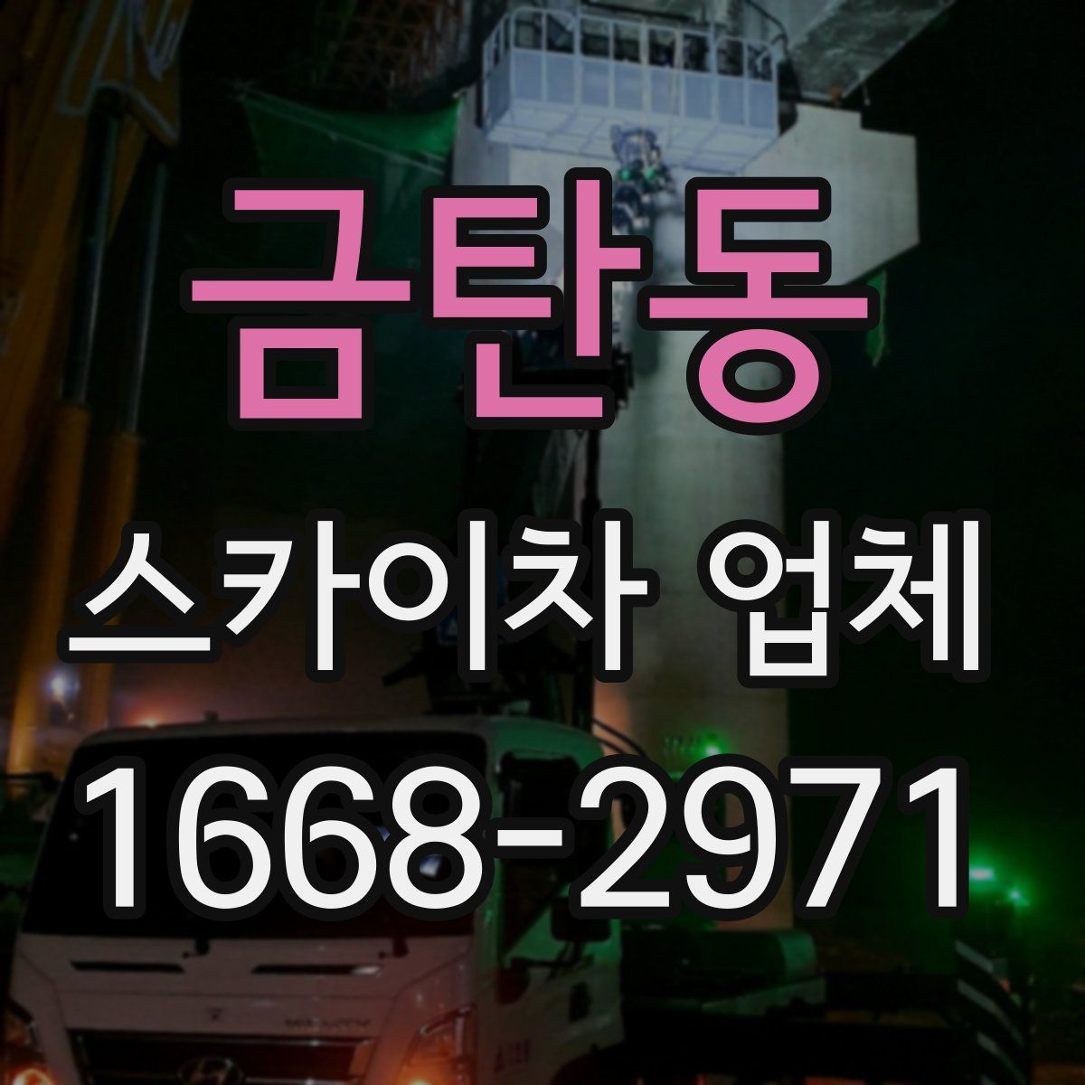 금탄동 스카이차 업체