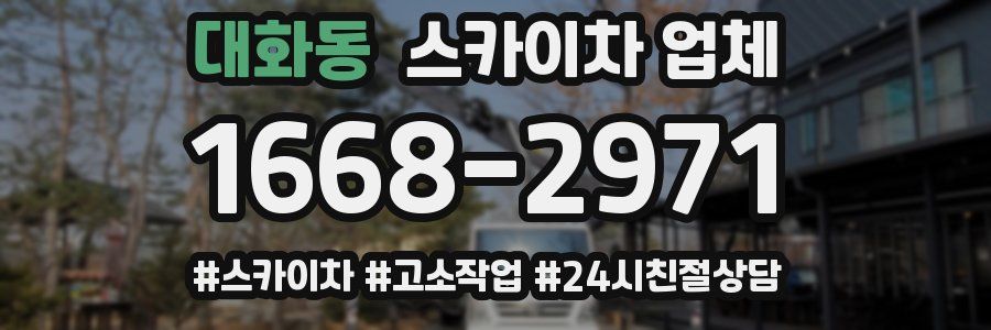 대화동 스카이차 업체