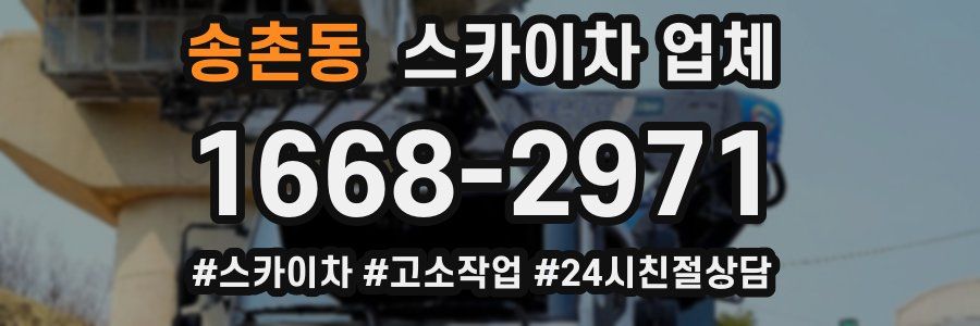 송촌동 스카이차 업체