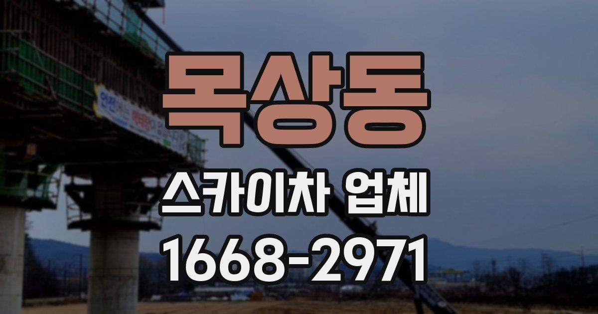 목상동 스카이차 업체
