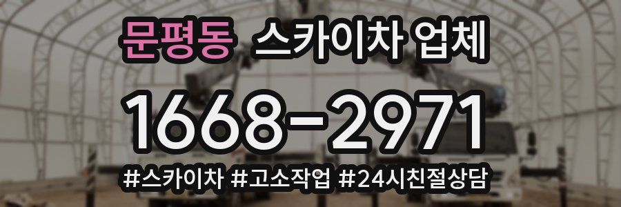 문평동 스카이차 업체