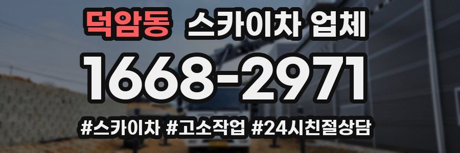 덕암동 스카이차 업체