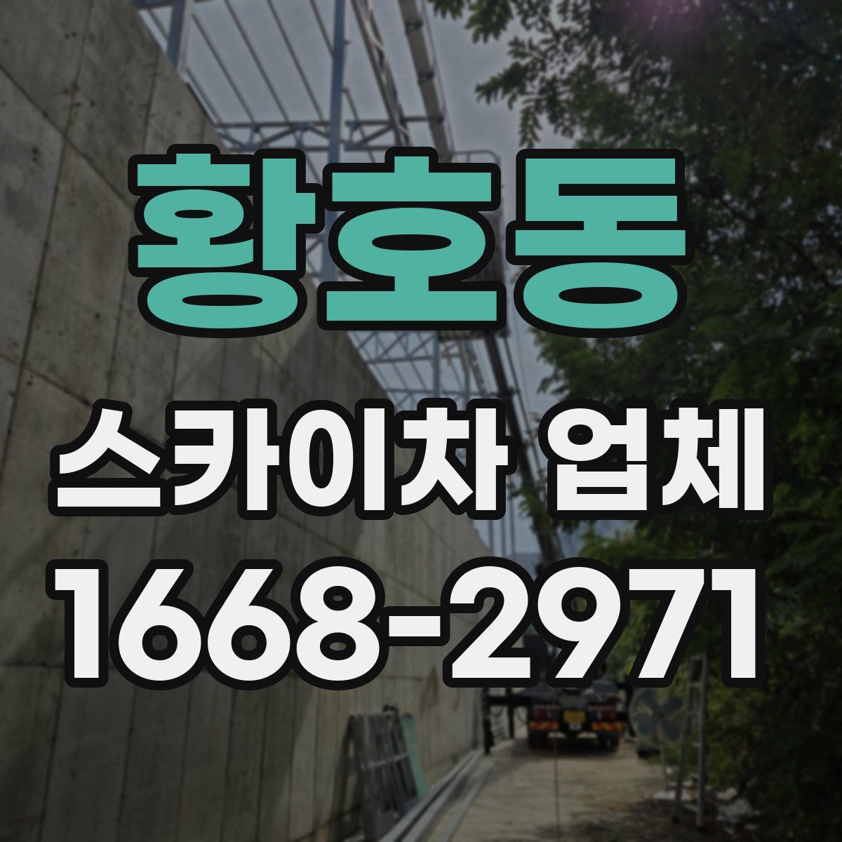 황호동 스카이차 업체